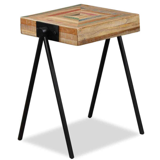 Metrotex Teakwood Sawhorse side table